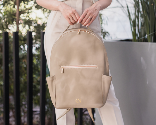 The West 37 Backpack (Beige)